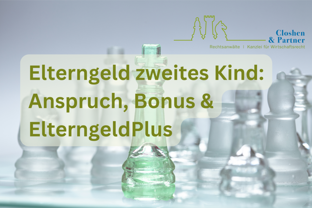 Elterngeld zweites Kind: Anspruch, Bonus & ElterngeldPlus