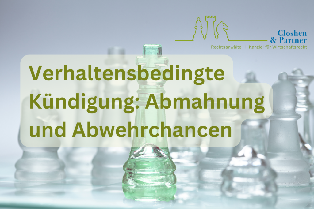 Verhaltensbedingte Kündigung